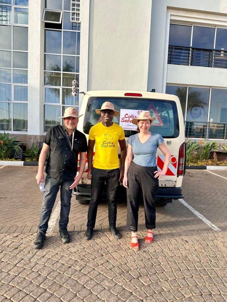 Co-founder and Guests Photo Before Safari